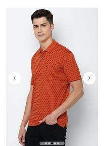 Allen Solly Printed Polo T-shirt For Men