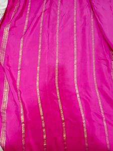 Magenta Crepe Saree
