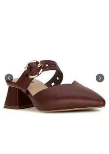 Bata Maroon Mules