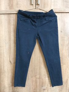 BLUE SLIM FIT PANTS