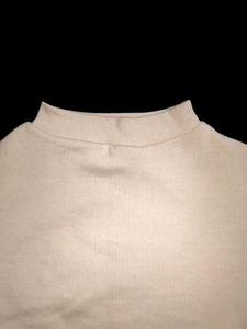 Peach Mock Neck Top
