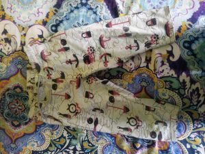 Men's All Over Printed Cotton Blend Capri