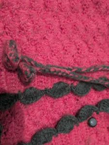 Cute Knitted Baby frock style Cardigan