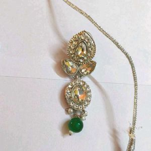 Silver Plated Austrian Diamond Stone Jewellery Set