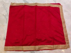 Organza  Saree With Blouse