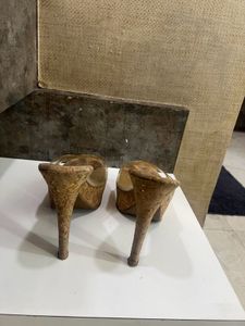 Wooden Colored Pencil Heels