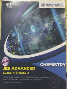 JEE Advanced Chemistry XI
