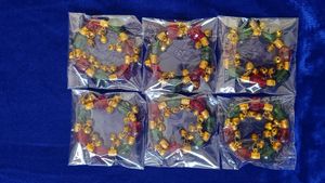 Cristal With Ghughri (Green &amp; Maroon)