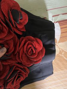 FLORAL CORSET CROP STATEMENT