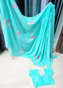 2 Set Trading Quantity Sarees &amp; Blouse