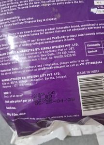 Sirona Disposable Period Panty L-XL