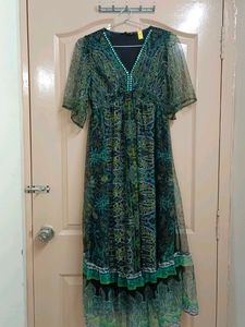 Green Sheer Dress