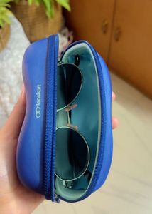 Hexagonal Blue Sunglass