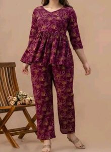 Floral Co-ord Set 3XL &  White Top (3 Items)