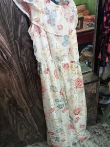 Floral Chiffon Maxi Dress