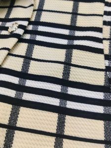 Women&#39;s Beige &amp; Black Checked Blazer – Formal &amp; St