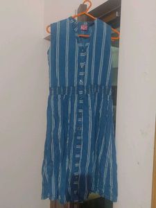 Striped Sleeveless Dress