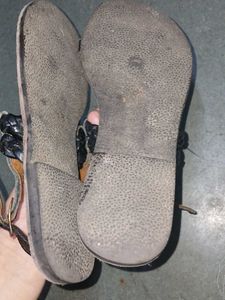 Combo Of Braided Leather Sandals &amp; Original CROCS