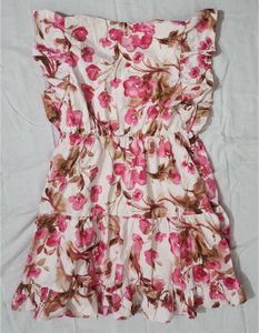 Pink Floral Dress