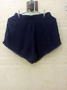 Beautiful Navy Blue Shorts For Women&#39;s