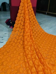 Orange Chicken Work Fabric