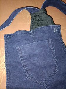 Denim Overalls Shorts