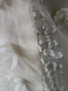 White Floral Embellished Tank Top