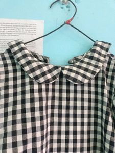 Checkered Black &amp; White Dress