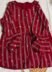 Red Casual Top