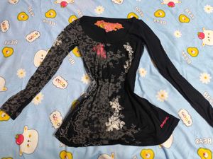 Fitted Gothic Full sleeve Tshirt