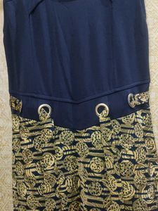 Unused Patterned Maxi Dress