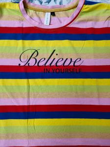 Colorful Striped Tee