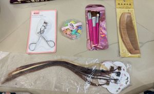 Beauty Bundle: Eyelash Curler, Brushes, Hair Clips