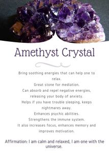 Amethyst Crystal Bracelet (8mm)