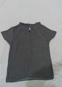 Patterned Short Sleeve Top Allen Solly