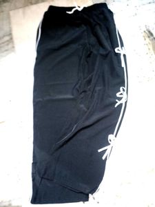Black Wide Leg Lounge Pants