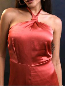 With Tag Stylish Rust Jumpsuit