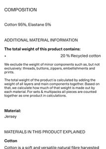 H&amp;m Ribbed Cotton Trousers