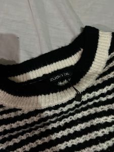 Striped Knit Sweater