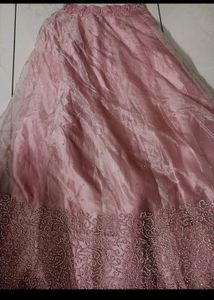 Elegant Pink Embellished Lehenga