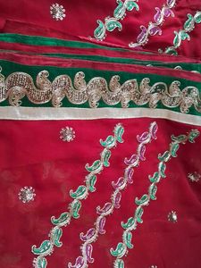 Heavy  work  saree