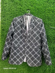Checkered Blazer