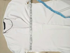 Zara White Tunic Top