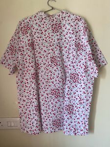 Authentic KarenScott 100%Cotton Cherry Print Shirt