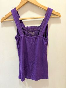 Beautiful Lace Trim Tank Top