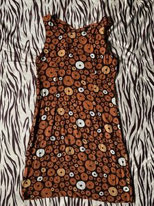 Retro Print Dress