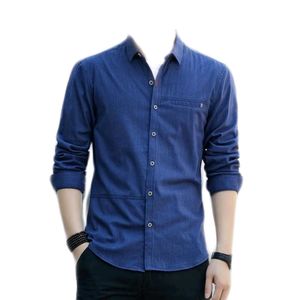 Men's Blue cotton Shirt
