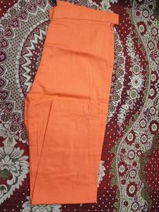 Orange Colour Pent N Langi