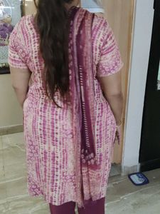 Pink Tie-Dye Salwar Kameez Suit