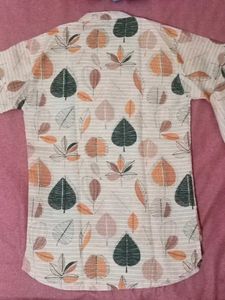 Leaf Print Shirt